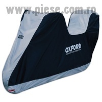 Husa scutere exterior Oxford Aquatex (gri-negru) - marime: S - waterproof (pentru modele echipate cu parbriz si cutie)